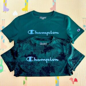 Champion Boys Moisture Wicking Shirt, Bundle of 2, Gently Used, Size XS(5/6)